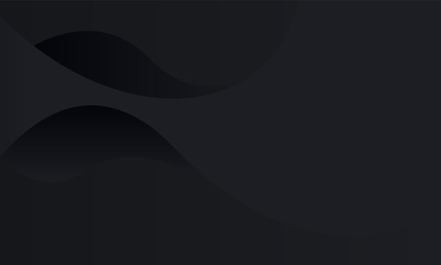 Simple Black Background Design Banner Poster for Business presentation slide and wallpaper
