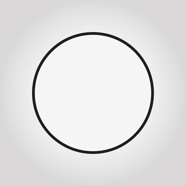 Simple Black Circle