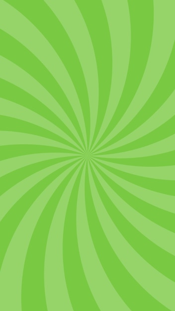 simple curved light green radial lines effect vertical vector background