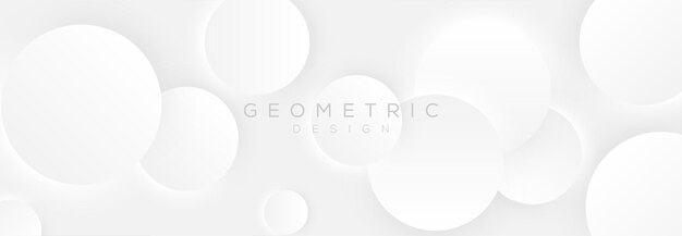 simple minimal white elements background trendy line template vector graphic design