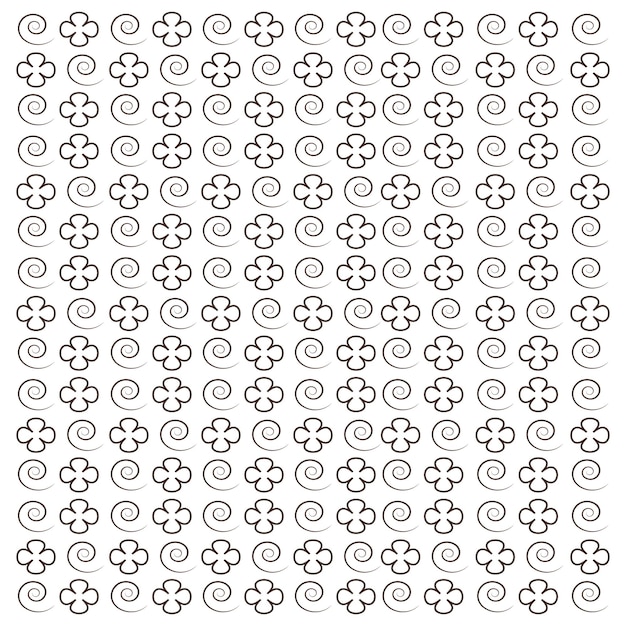 Simple seamless pattern design EPS vector file Easily customizable and change to any color
