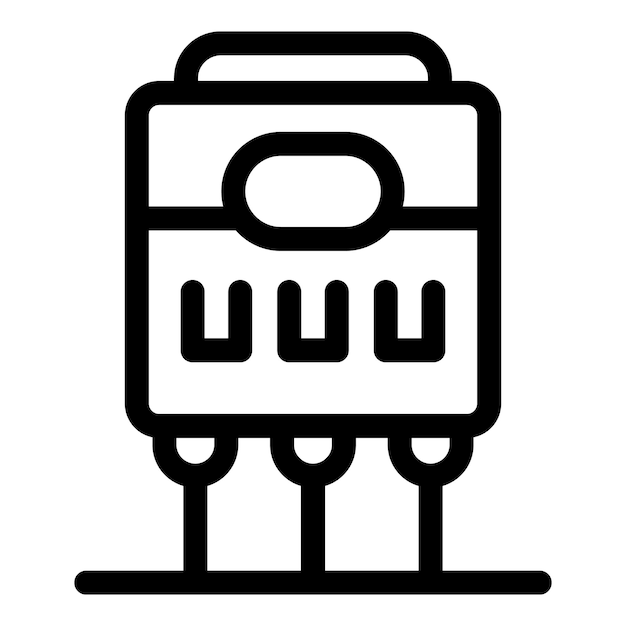 simple vector showing the concept of hosting provider