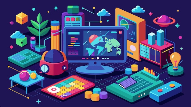 simulation vector graphics illustration EPS source file format lossless scaling icon design