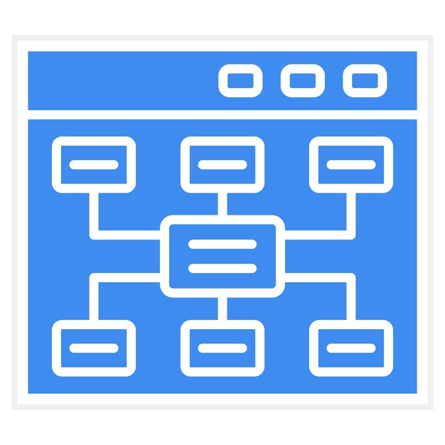 Sitemap icon vector image Can be used for SEO and SEM