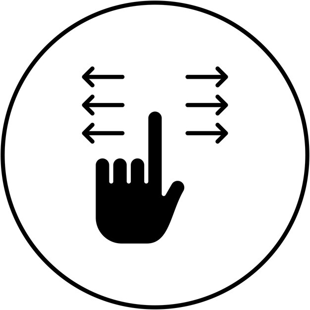 Slide icon vector image Can be used for User Experience