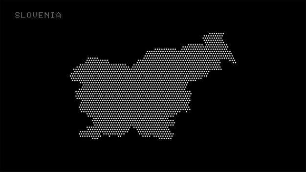 Slovenia Dot Map