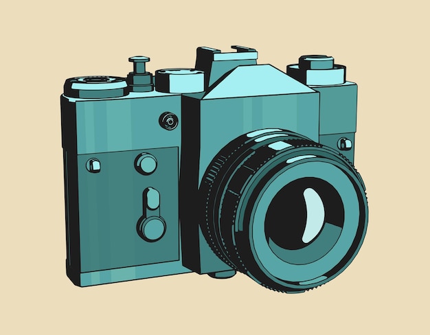 SLR retro camera