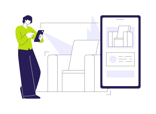 Smart camera abstract concept vector illustration