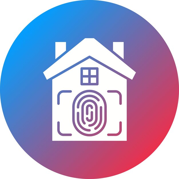 Smart Identification icon vector image Can be used for Smart Home