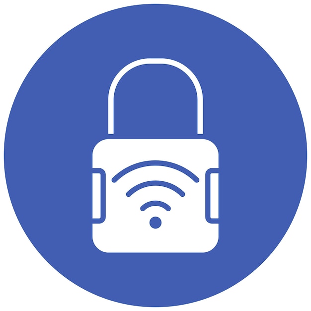 Smart Lock vector icon Can be used for Biometrics iconset