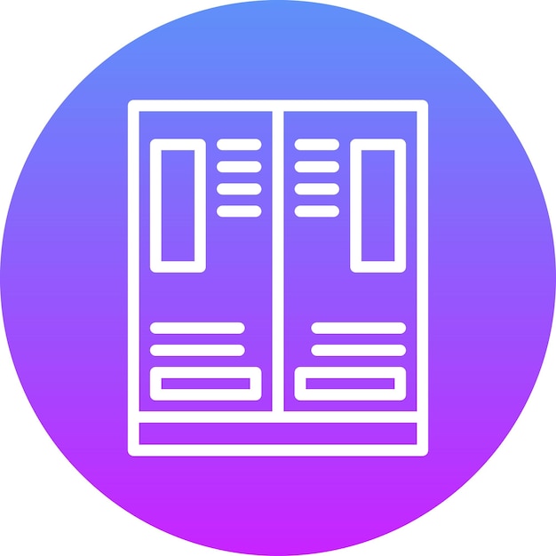 Smart Refrigerator vector icon illustration of Smart Home iconset