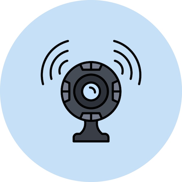 Smart Webcam icon vector image Can be used for Smart Home
