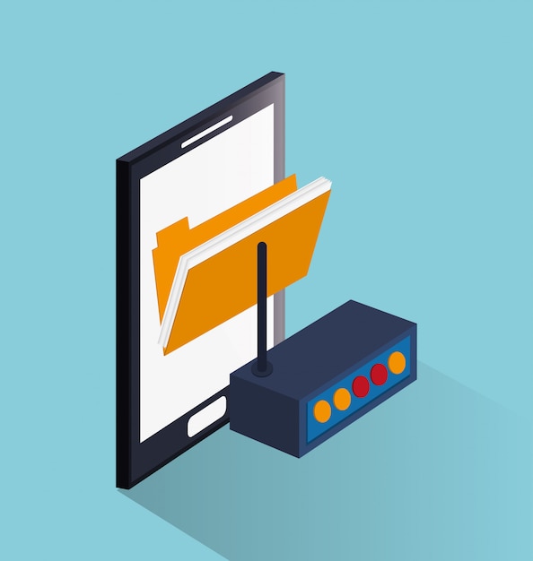 Smartphone device icon