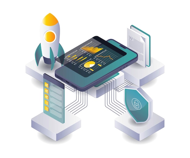 Smartphones Analyzing Business Data for Tech Startups