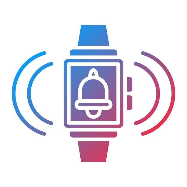 Smartwatch Alarm icon vector image Can be used for Time and Date
