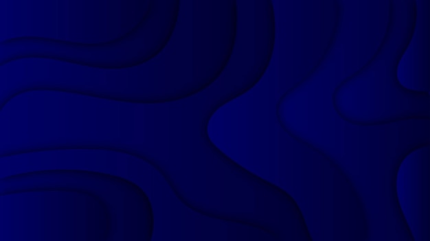Smooth blue wave background