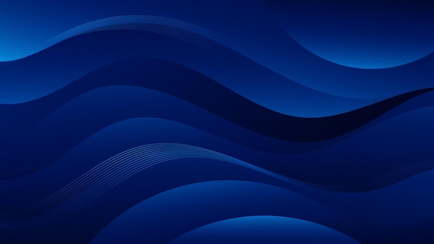 smooth gradient waves offer a beautiful abstract visual