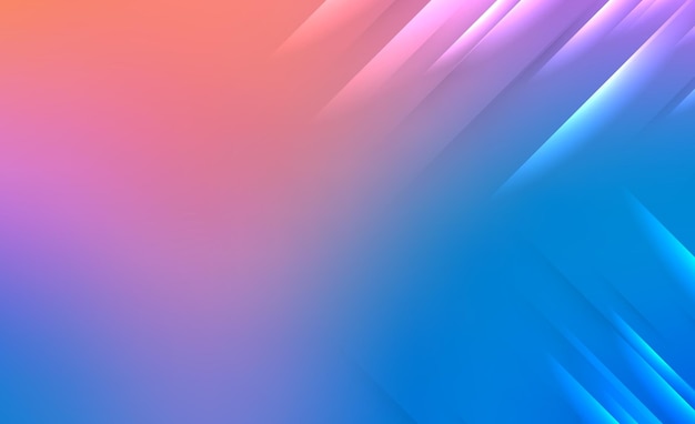 Smooth Vector Gradient Wallpaper with Colorful Blurry Effects