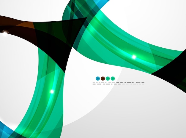 smooth wave line abstract background