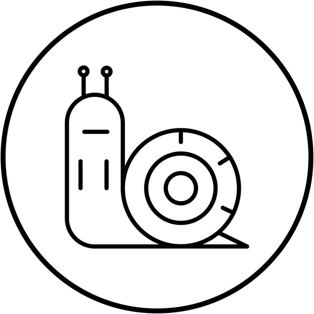snail icon vector image can be used for spring