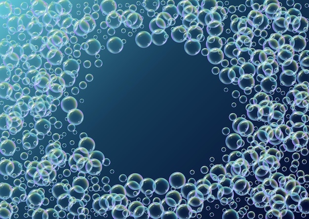 Soap bubble Detergent bath foam and suds for bathtub Shampoo