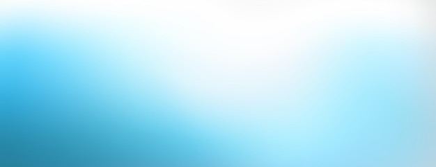 Soft and elegant abstract banner with a light blue gradient