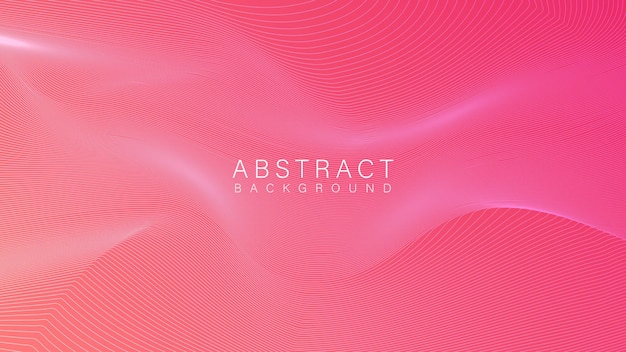 Soft pink gradient color abstract background with line pattern texture Vector illustration design
