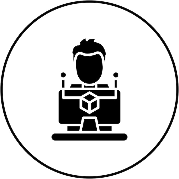 Software Developer icon vector image Can be used for Computer Programming