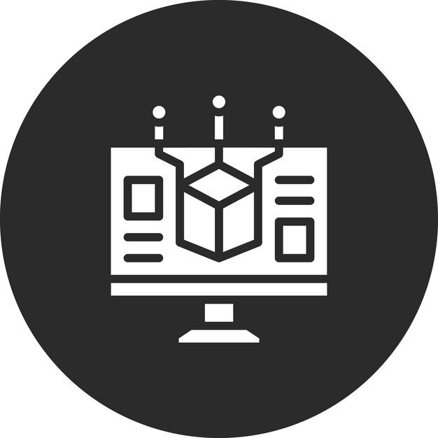Software Development vector icon illustration of Coding and Development iconset