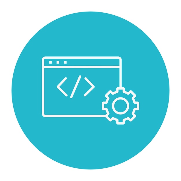 software development vector illustration