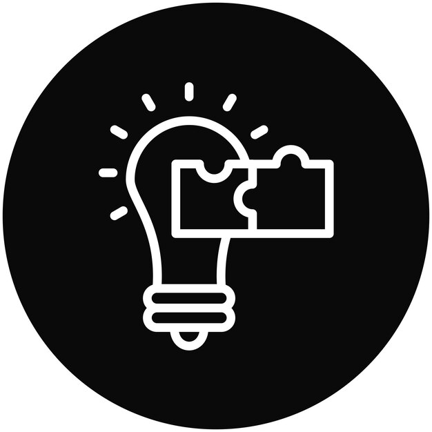 Solution vector icon illustration of Generation Gap iconset
