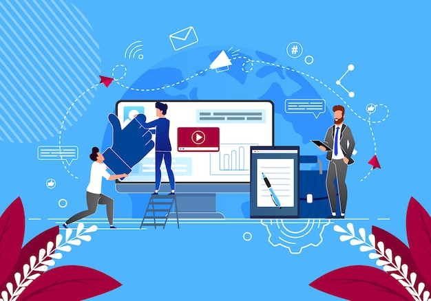 Solving Business Problems in Social media. Content Managers