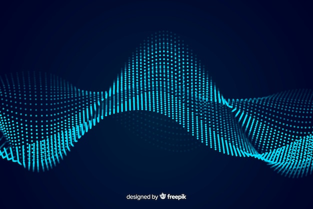 Sound wave background