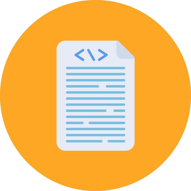 source code flat illustration