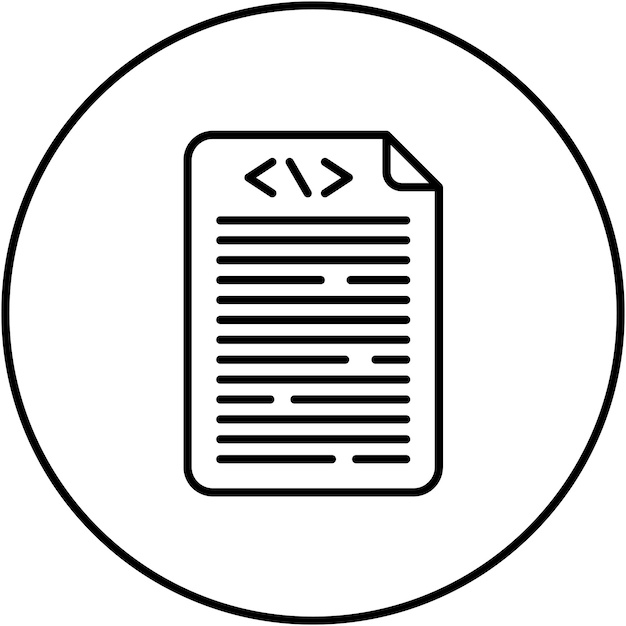 source code icon vector image can be used for no code