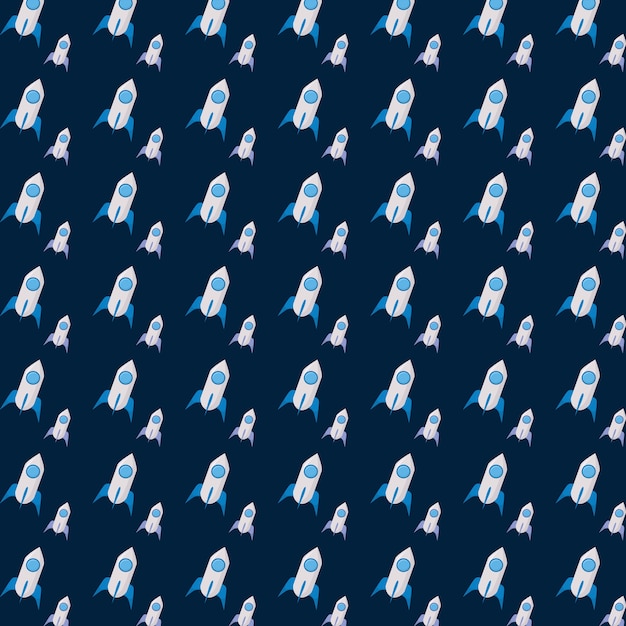 space rockets background