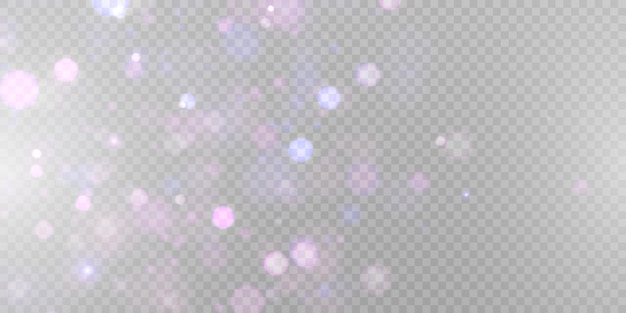 sparkling highlights with multicolored shimmer beautiful bokeh effect shiny particles and rays
