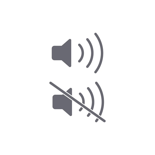 Speaker icon Volume symbol modern simple vector icon for website design mobile app ui