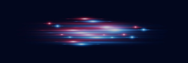 Special effect of lines and speed movement