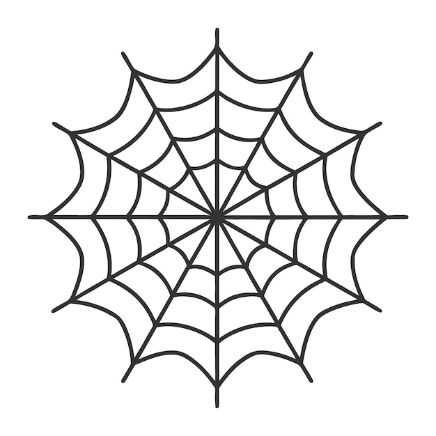 Spiderweb icon isolated on white background vector image