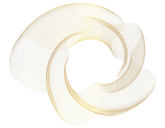 spirals design elements wave of many lines circle ring abstract vertical wavy stripes on white background isolated vector illustration eps 10 colourful waves with lines created using blend tool