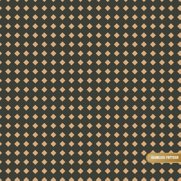 Square box seamless Pattern on black Background