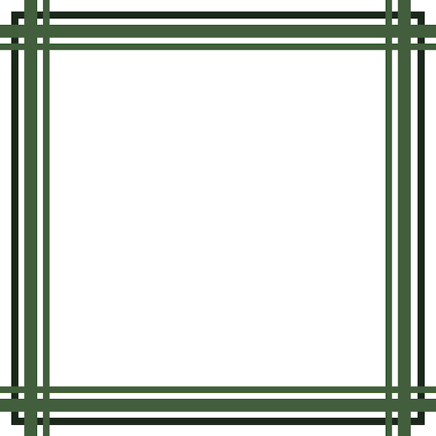 square green frame made of stripes
