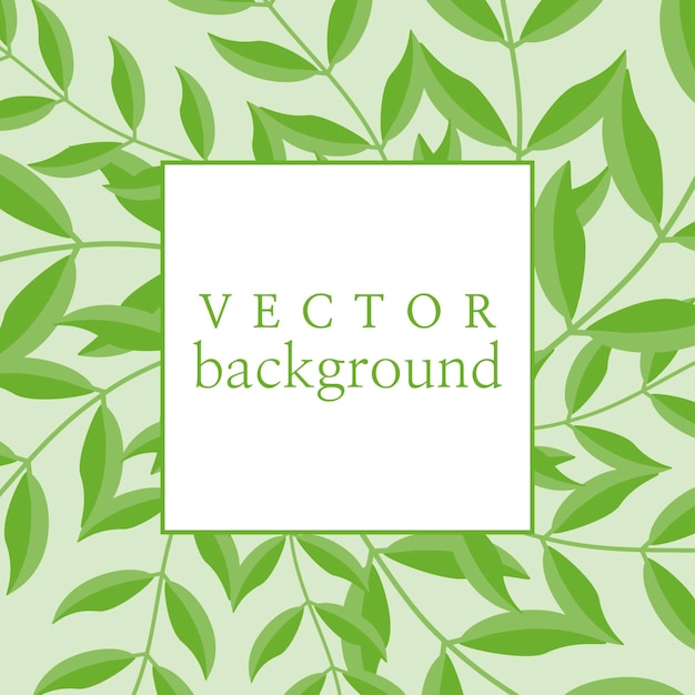 Square shape with branches