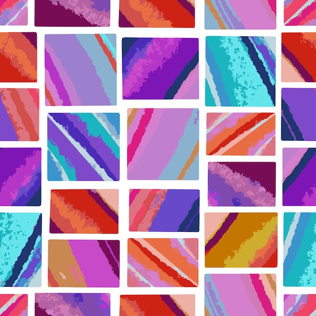 stained glass abstract rectangles pattern