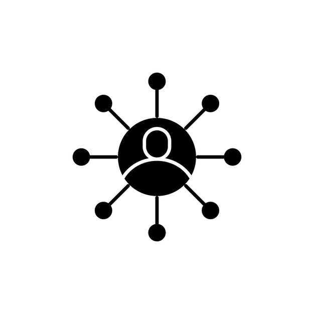 Stakeholders Icon Set Investor Business Stockholder Vector Symbol in a Black Filled and Outlined Style Network of Partners Sign