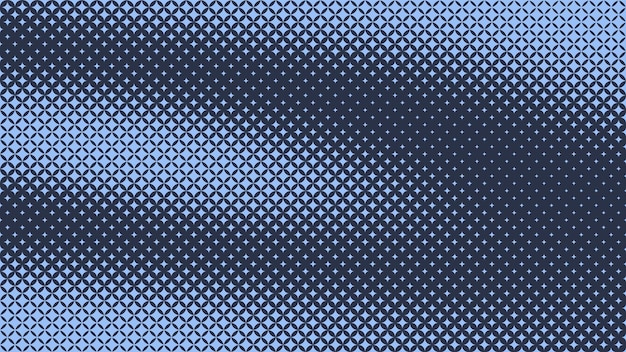 stars halftone geometric pattern vector smooth blurry texture blue background