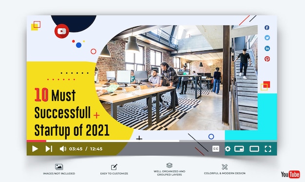 Startups Business Youtube Thumbnails