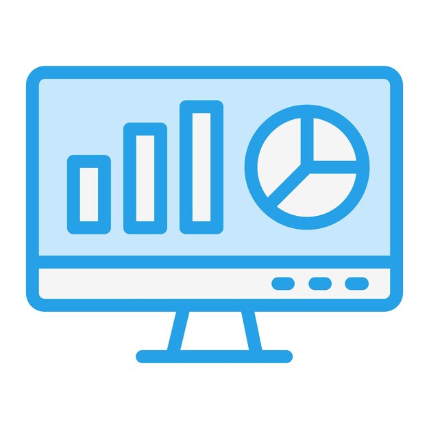 statistics report vector icon design illustration