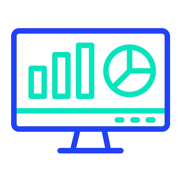 statistics report vector icon design illustration